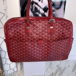Goyard Canvas Briefcase ‘Red’